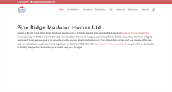 Desktop Screenshot of pineridgemodular.com