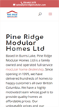 Mobile Screenshot of pineridgemodular.com